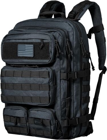Falko Tactical Backpack - 2.4x Stronger Work & Military Backpack. Water Resistant and Heavy Duty Large Molle Backpack (50L) in Kuwait