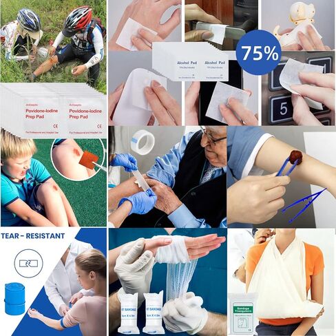 Survival Kit 213 in 1,Survival Tool Emergency for Father's Day Dad Kids Men Women Gift, Teenagers First Aid Kits,Survival Gear Outdoors for Camping Hiking Fishing Backpacking Adventure Disaster in Kuwait