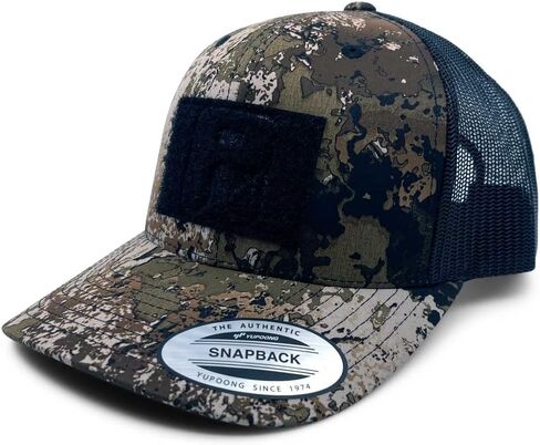 قبعة تكتيكية برباط سحب | قبعة بيسبول منحنية لسائقي الشاحنات الرسمية | سطح دائري 5.08 سم × 7.62 سم لرقعة الخطاف المعنوية in Kuwait