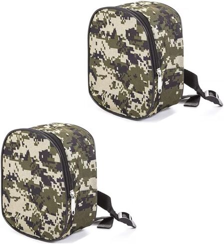 FASPLORE 2 Pcs Fishing Reel Storage Fishing Reel Cover Spinning Reel Case Small Size Waist Bag(CAMOUFLOGE) in Saudi Arabia