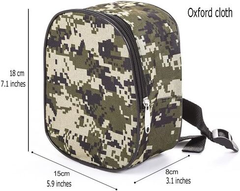FASPLORE 2 Pcs Fishing Reel Storage Fishing Reel Cover Spinning Reel Case Small Size Waist Bag(CAMOUFLOGE) in Saudi Arabia