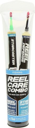 Extant Labs Reel Care Combo: Fishing Reel Oil and Grease Kit, 2X 10ml Syringe - Spinning, Baitcasting, Freshwater, Saltwater, Hardwater Reel Maintenance - Low Temp Performance -50F/-40C in Saudi Arabia