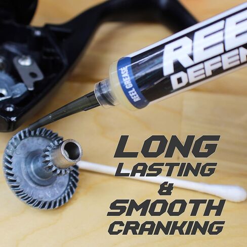Extant Labs Reel Care Combo: Fishing Reel Oil and Grease Kit, 2X 10ml Syringe - Spinning, Baitcasting, Freshwater, Saltwater, Hardwater Reel Maintenance - Low Temp Performance -50F/-40C in Saudi Arabia
