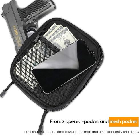 ProCase Concealed Gun Pouch, Multipurpose Carry Pistol Holster Fanny Pack Waist Bag for Handgun with Belt Loops in Saudi Arabia