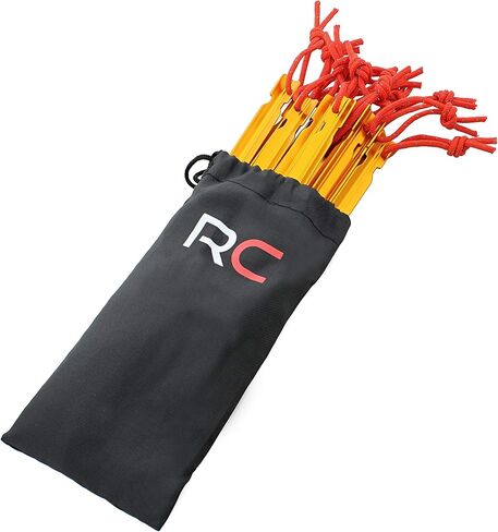 أوتاد الخيمة Redneck Convent RC من الألومنيوم 12 قطعة - 15.24 سم على شكل حرف Y معدنية أوتاد خيمة أرضية أوتاد خيمة مسامير التخييم in Kuwait