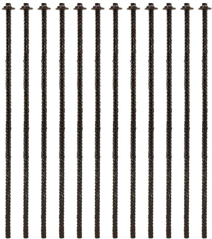 حصص خيمة مرساة من Z Traps، 12 حزمة، حديد التسليح المعدني المطلي شديد التحمل مع دعم آمن للربط الأرضي للتخييم، والمحاصرة، والمظلة، والحديقة، وتثبيت القنب in Saudi Arabia