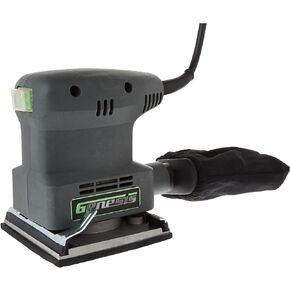 Genesis GPS2303 1/4 Sheet Palm Sander with Palm Grip, Dust-Protected Switch, Dust Bag, and Sandpaper Assortment in Saudi Arabia