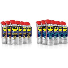 WD-40 Specialist Silicone Lubricant with Smart Straw Sprays 2 Ways, 11 OZ & Specialist Contact Cleaner Spray, 11 oz. in Saudi Arabia