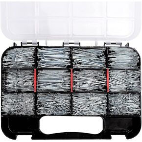 مجموعة متنوعة من الأظافر المكونة من 1500 قطعة من هونجواي، مسامير مجلفنة، 12 قطعة من الأسلاك ومسامير براد. in Kuwait