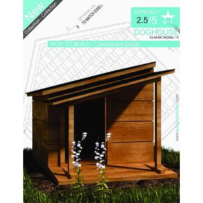 DOG HOUSE PLANS - Step By Step CAD Drawings - How To Build a Doghouse Guide - 13 in Saudi Arabia