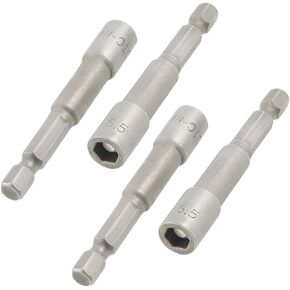 uxcell Magnetic Nut Setters Driver/Hardware, 6.5mm Hex Socket, 65mm, 4-Piece in Kuwait