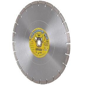 Cougar HS 18 Inch Diamond Concrete Saw Blade, Premium General Purpose Segmented Blade, Dry/Wet Cutting Concrete, Masonry, Brick, & Block 1" Arbor in Saudi Arabia