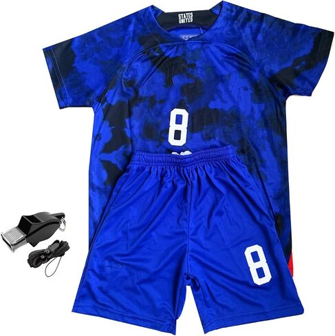 Kids Soccer Jersey Big Boys Football Shirt Short Youths Uniforms for USAFans Jerseys Boys Youths in Saudi Arabia