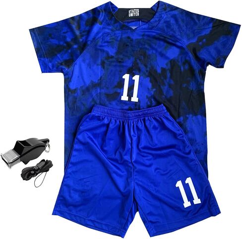 Kids Soccer Jersey Big Boys Football Shirt Short Youths Uniforms for USAFans Jerseys Boys Youths in Saudi Arabia