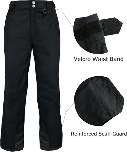 GEMYSE Women's Insulated Waterproof Ski Snow Pants Winter Windproof Snowboard Bottoms in Kuwait