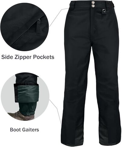 GEMYSE Women's Insulated Waterproof Ski Snow Pants Winter Windproof Snowboard Bottoms in Kuwait