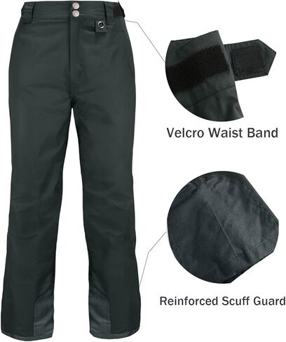 GEMYSE Women's Insulated Waterproof Ski Snow Pants Winter Windproof Snowboard Bottoms in Kuwait