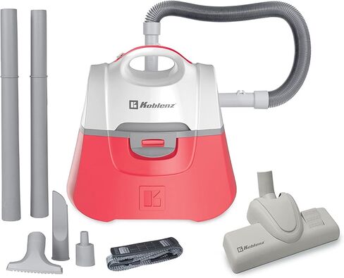 Koblenz WD-380K2B Portable Wet-Dry Vacuum, 3 Gallon 2.0HP w/adjustable floor tool, Designer Series, White-5 Year Warranty in Saudi Arabia