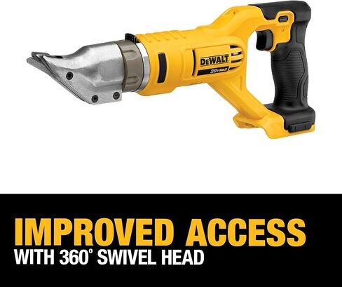 DEWALT 20V MAX Metal Shear, Swivel Head, 18GA, Tool Only (DCS491B) in Saudi Arabia