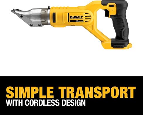 DEWALT 20V MAX Metal Shear, Swivel Head, 18GA, Tool Only (DCS491B) in Saudi Arabia