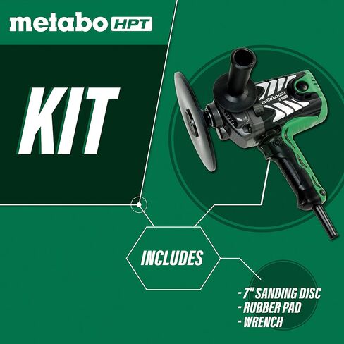 Metabo HPT Disc Sander | Vertical | 7-Inch Sanding Disc | 6.2 Amp Motor | S18SB in Saudi Arabia