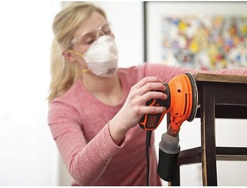 BLACK+DECKER Orbital Sander, 5-inch Disc Sander, Corded (BDERO600) in Saudi Arabia