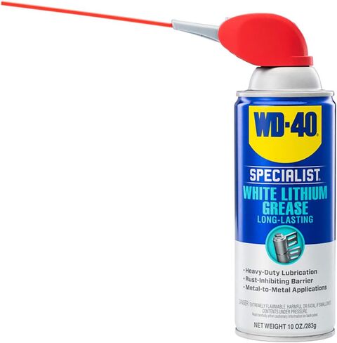 WD-40 زيت تشحيم السيليكون المتخصص مع بخاخات القش الذكية بطريقتين، 11 أونصة in Kuwait
