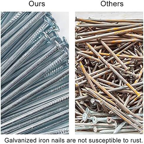 مجموعة متنوعة من الأظافر المكونة من 1500 قطعة من هونجواي، مسامير مجلفنة، 12 قطعة من الأسلاك ومسامير براد. in Kuwait