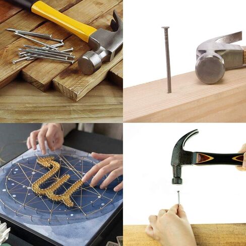 مجموعة متنوعة من الأظافر المكونة من 1500 قطعة من هونجواي، مسامير مجلفنة، 12 قطعة من الأسلاك ومسامير براد. in Kuwait