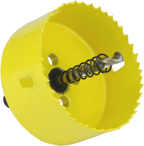 2-1/2 inch Hole Saw,64MM HSS Bi-Metal Hole Cutter with Mandrel Precision Cutting for Wood,Steel,Aluminium,Brass,Copper,Zinc in Saudi Arabia