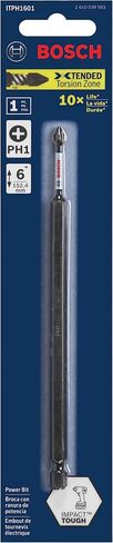 BOSCH ITPH1102 2-Pack 1 In. Phillips #1 Impact Tough Screwdriving Insert Bits in Saudi Arabia