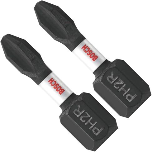 BOSCH ITPH1102 2-Pack 1 In. Phillips #1 Impact Tough Screwdriving Insert Bits in Saudi Arabia