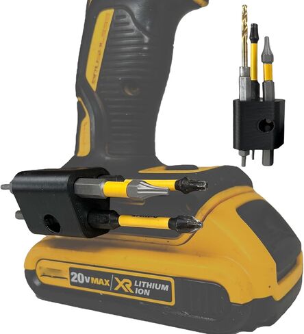 Drill Bit Holder - DeWalt 20v/12v. 1/4" inch Drill bit holder and tool organizer in Saudi Arabia