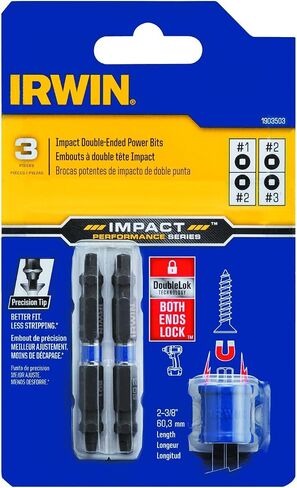 IRWIN Tools 1870985 IMPACT Performance Series Double-Ended Screwdriver Power Bit in Saudi Arabia