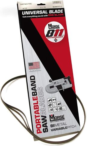 Morse Master Cobalt Bi-Metal Portable Band Saw Blade 44 7/8 x 1/2 x .020 14/18 TPI 3/Box (001182 / ZWEP441418MC) in Saudi Arabia