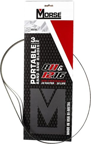 Morse Master Cobalt Bi-Metal Portable Band Saw Blade 44 7/8 x 1/2 x .020 14/18 TPI 3/Box (001182 / ZWEP441418MC) in Saudi Arabia