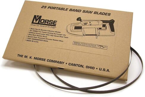 Morse Master Cobalt Bi-Metal Portable Band Saw Blade 44 7/8 x 1/2 x .020 14/18 TPI 3/Box (001182 / ZWEP441418MC) in Saudi Arabia