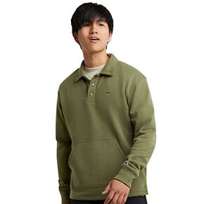 Champion Men's Powerblend Open Hem Rugby, C Logo in Saudi Arabia