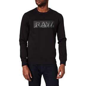 G-Star Raw Men's Premium Graphic Crew Neck Sweatshirt