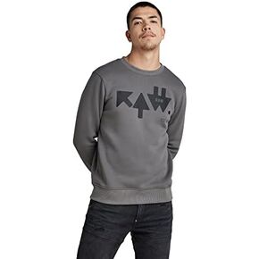 G-Star Raw Men's Premium Graphic Crew Neck Sweatshirt