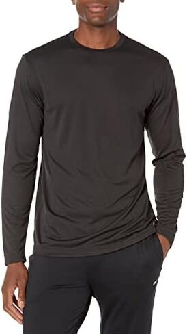 Amazon Essentials Men's Performance Tech Long-Sleeve T-Shirt in Saudi Arabia