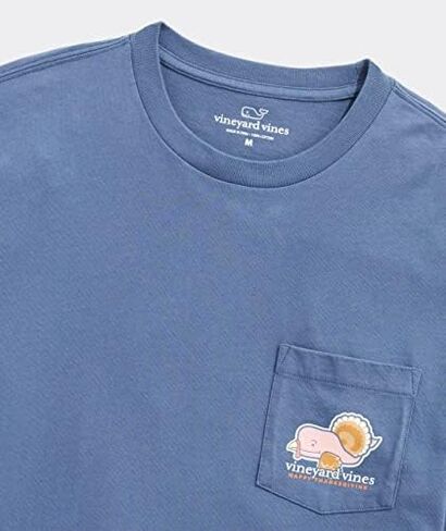 تيشيرت جيب بجيب أيقونات عيد الشكر بأكمام طويلة من Vineyard Vines للرجال in Kuwait