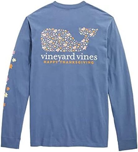 تيشيرت جيب بجيب أيقونات عيد الشكر بأكمام طويلة من Vineyard Vines للرجال in Kuwait