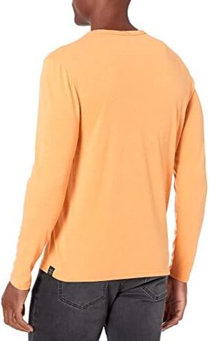 تي شيرت رجالي ماركة Lucky Brand Venice Burnout برقبة طويلة الأكمام برقبة طويلة من الشق Venice Burnout برقبة طويلة الأكمام in Saudi Arabia