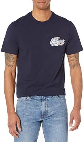 Lacoste Men's Short Sleeve Multi-Croc T-Shirt in Kuwait