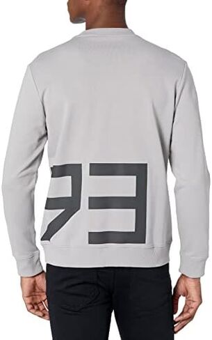 Hugo Boss Men's Long Sleeve Crew Neck Big Logo T-Shirt in Saudi Arabia