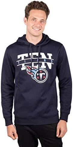 Ultra Game NFL Men's Soft Fleece Hoodie Pullover Sweatshirt With Zipper Pockets in Kuwait