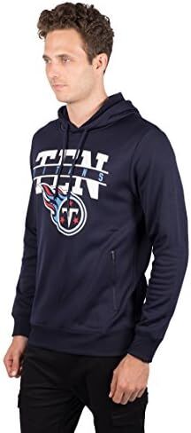 Ultra Game NFL Men's Soft Fleece Hoodie Pullover Sweatshirt With Zipper Pockets in Kuwait