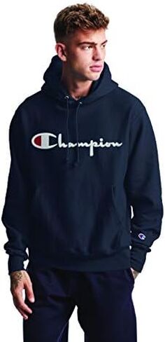 Champion Men's Reverse Weave Pullover Script Logo in Saudi Arabia