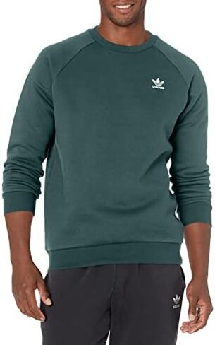 adidas Originals Men's Adicolor Essentials Trefoil Crewneck Sweatshirt in Saudi Arabia